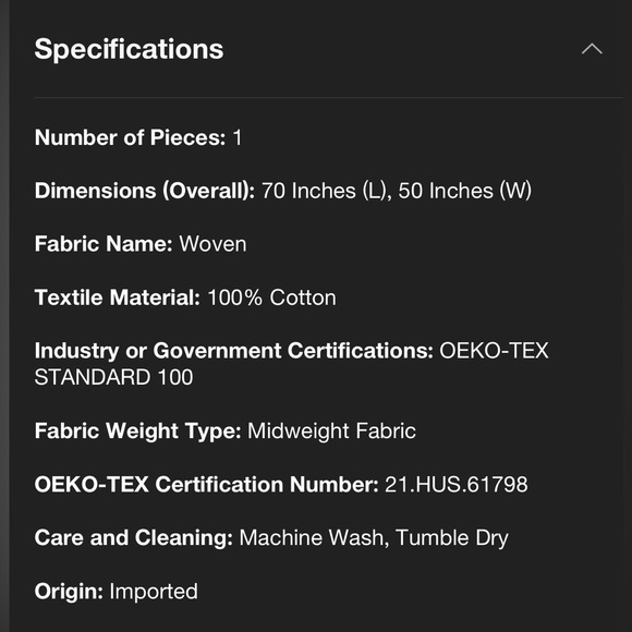 Open Box - Beachcomber Stripe Throw parchment & pecan - Parachute for Target - Picture 7 of 7